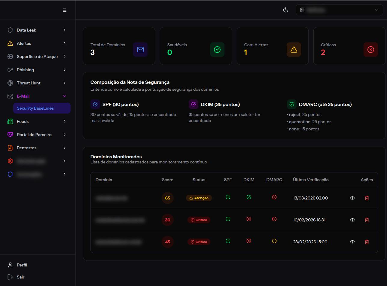 BreachFinder — Security Baselines e DNS